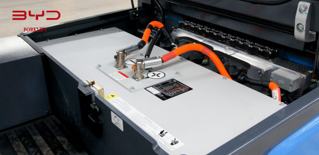 Empilhadeira elétrica BYD de 2,5 toneladas