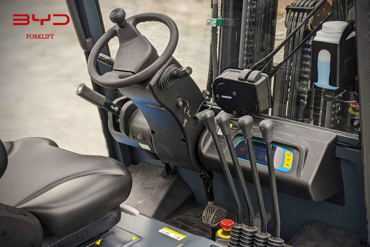 Empilhadeira elétrica BYD de 2,5 toneladas