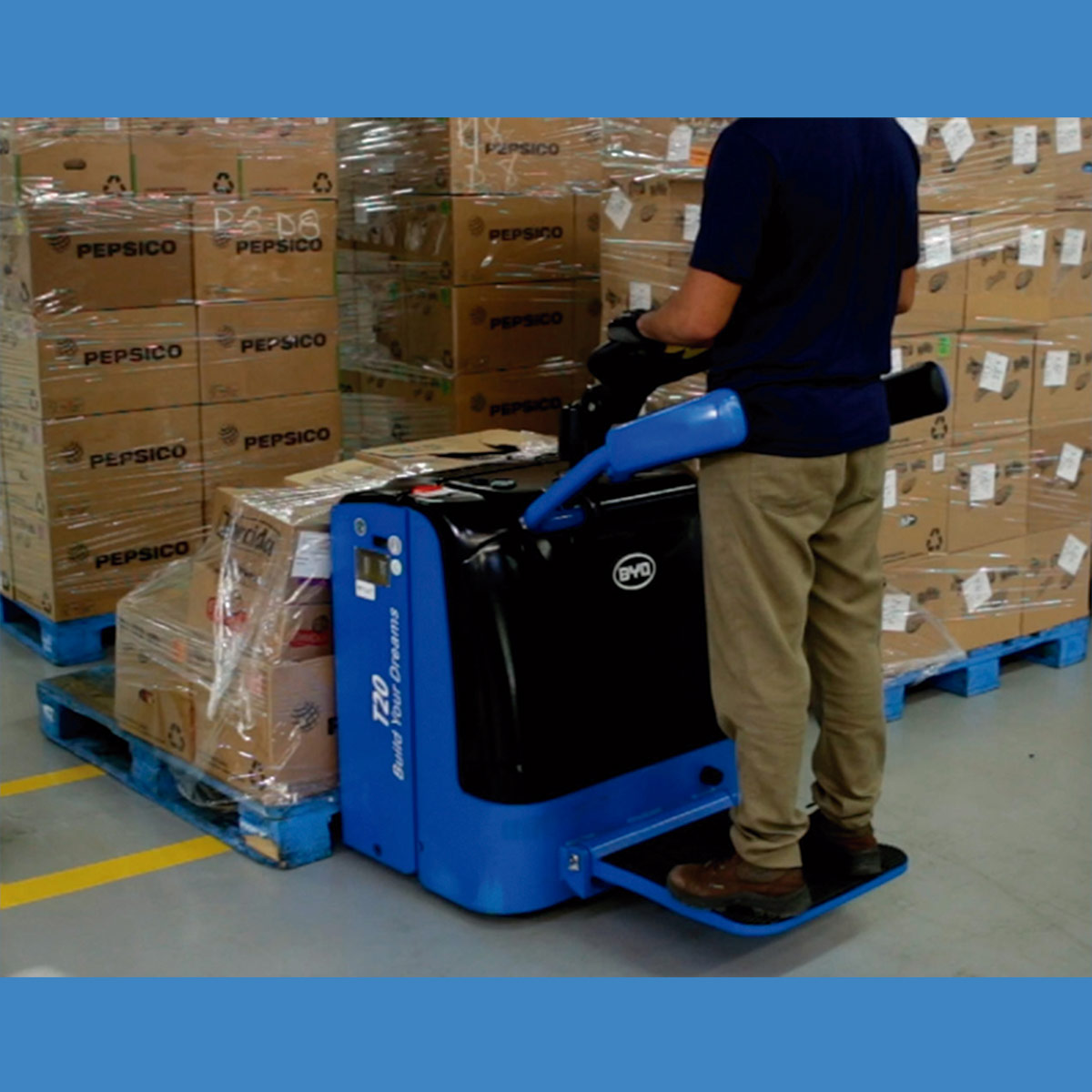 Elektrisch betriebener Palettenheber von BYD