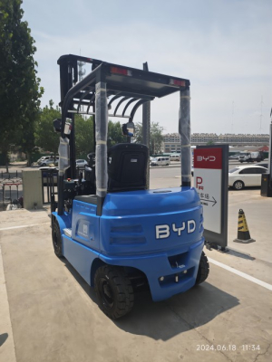 Empilhadeira elétrica economizadora de energia com bateria de lítio de 3,5 toneladas