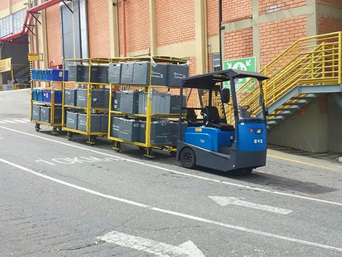 Trator de reboque elétrico sentado QD50