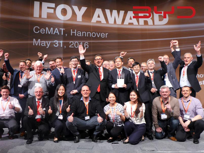 IFOY AWARD für unseren Elektrostapler BYD IFOY AWARD für unseren Elektrostapler BYD