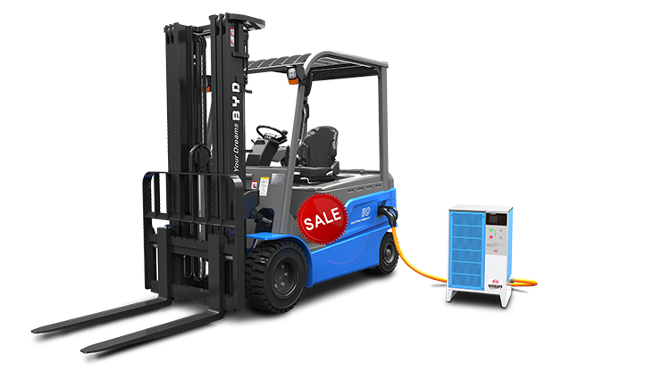 Carretilla elevadora eléctrica de cuatro ruedas de 3,0 toneladas