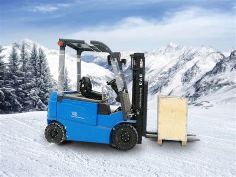 Der Elektrostapler von BYD arbeitet bei niedrigen Temperaturen