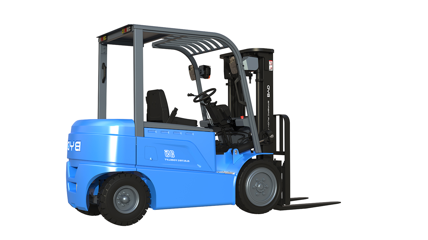 Empilhadeira elétrica de quatro rodas 3,5 toneladas