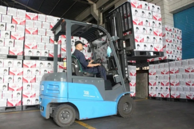 Empilhadeira elétrica de nova energia BYD de 2,5 toneladas