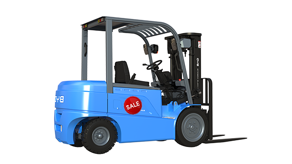 Empilhadeira elétrica de quatro rodas 5,0 toneladas