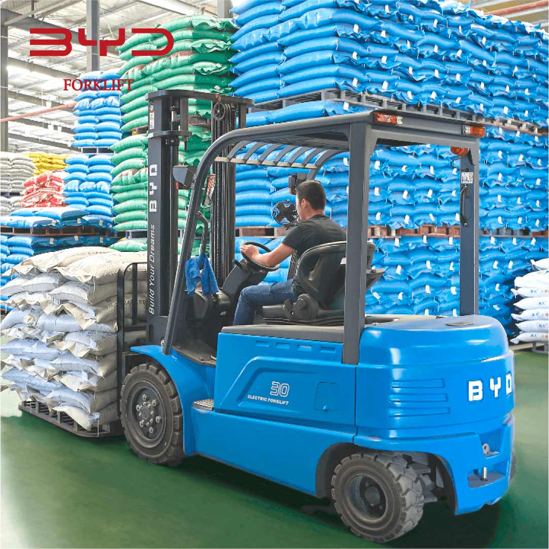 Preço de atacado de empilhadeira elétrica BYD de 2,0 toneladas