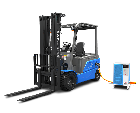 Four Wheel Electric Forklift ECB35