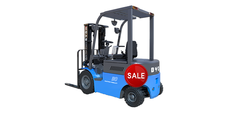 Carretilla elevadora eléctrica de cuatro ruedas de 3,0 toneladas