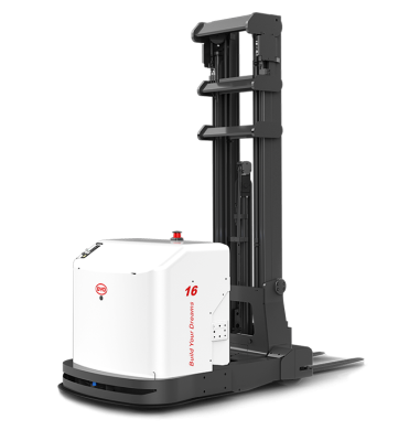 Caminhão de alcance automatizado