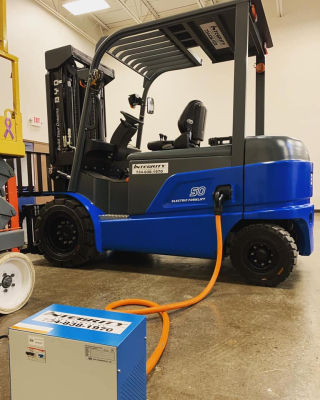 Empilhadeira elétrica de contrapeso de 5 toneladas