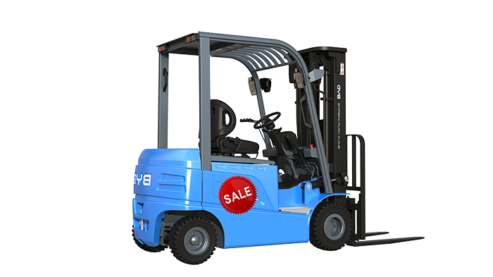 Empilhadeira elétrica de quatro rodas 2,5 toneladas