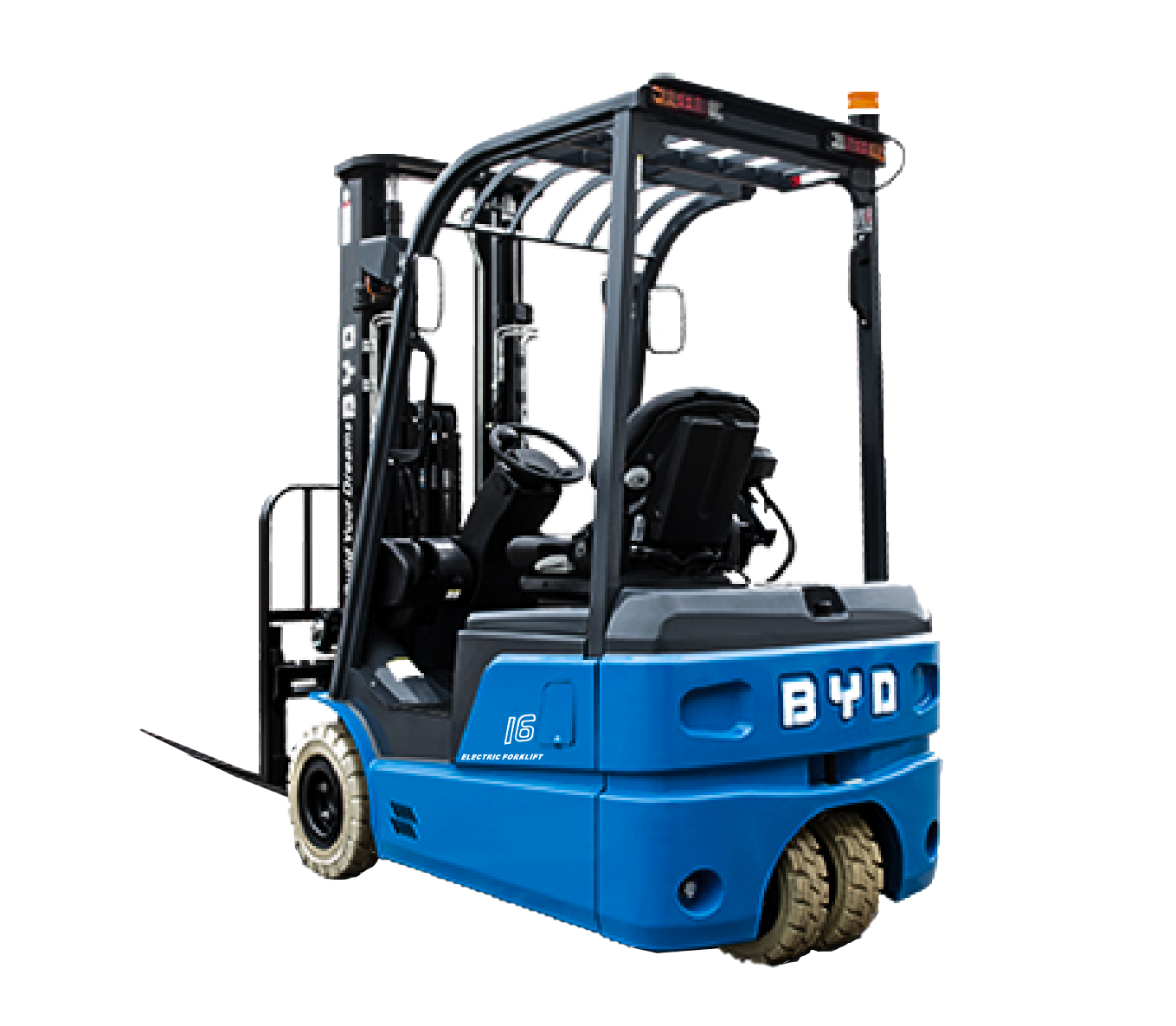 Empilhadeira elétrica de 3 rodas