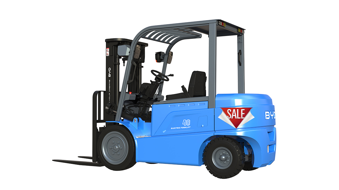 Empilhadeira elétrica de quatro rodas 4,0 toneladas