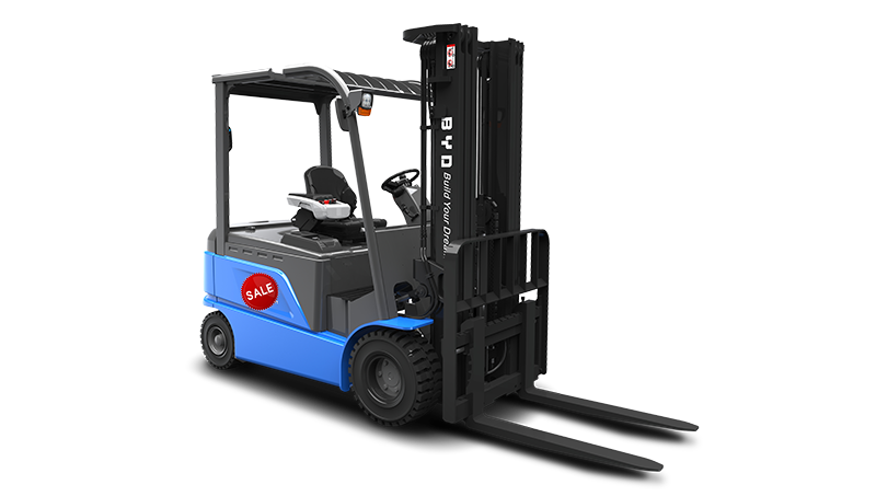 Empilhadeira elétrica de quatro rodas 5,0 toneladas