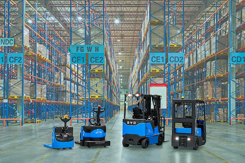 四轮电动叉车ECB16D