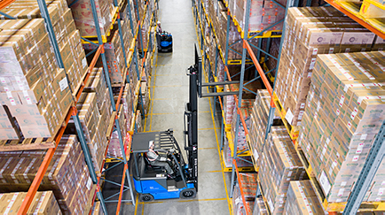 Empilhadeiras de 4 rodas ECB35