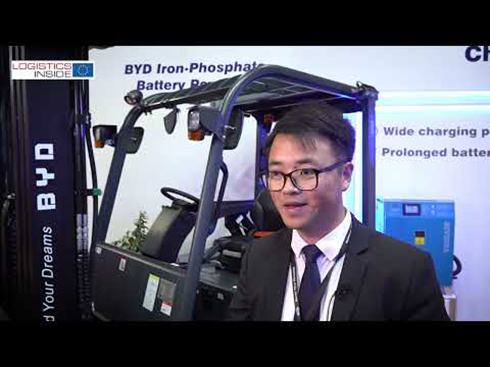 Empilhadeira BYD traz inovação para LogiMAT Empilhadeira BYD traz inovação para LogiMAT