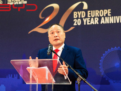 BYD celebra 20 años en Europa