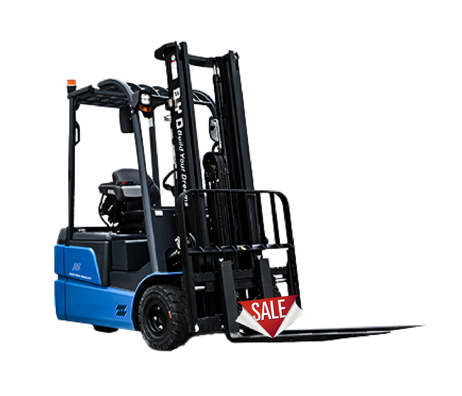 Empilhadeira Elétrica de Três Rodas 1,6 Ton