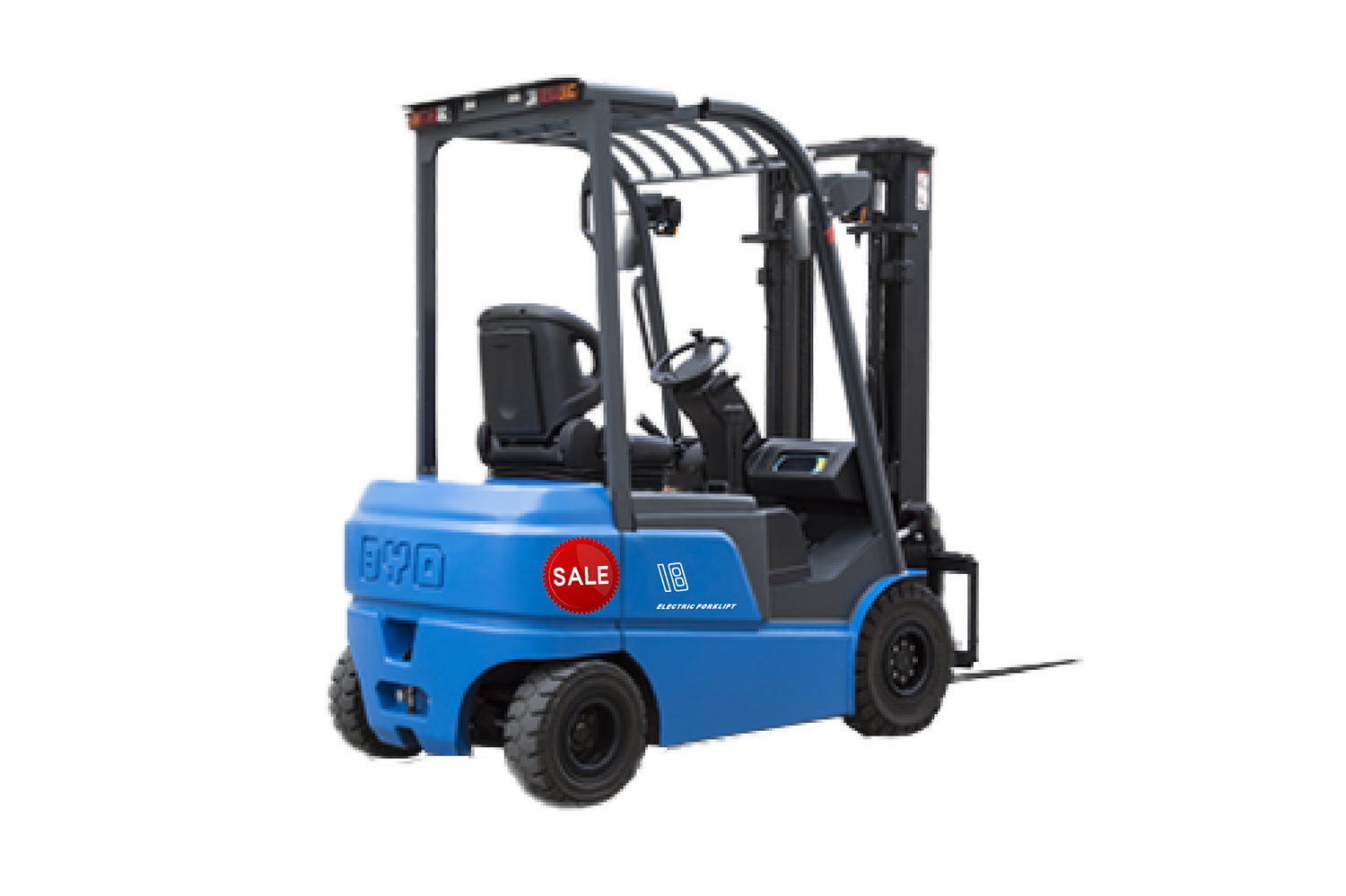 Empilhadeira elétrica de quatro rodas 1,8D tonelada