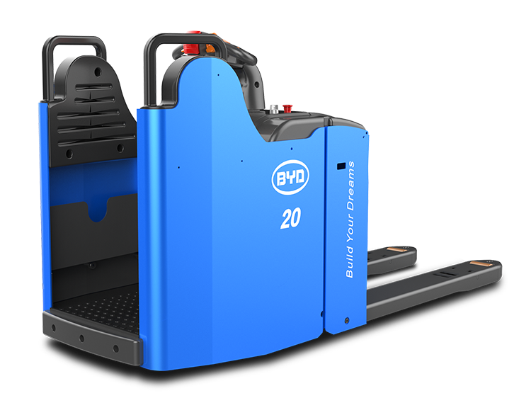Passeio BYD em paleteira elétrica PTP20P