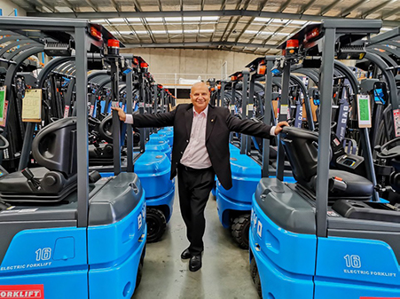 Carretilla elevadora eléctrica de 2,5 toneladas