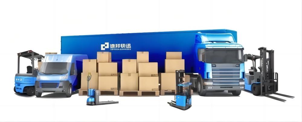 Trabalho de transporte de empilhadeira elétrica BYD