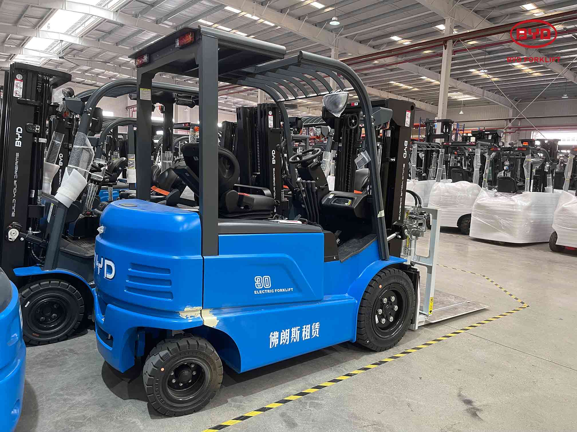 Fabricante de empilhadeira elétrica de 2,0 toneladas na China