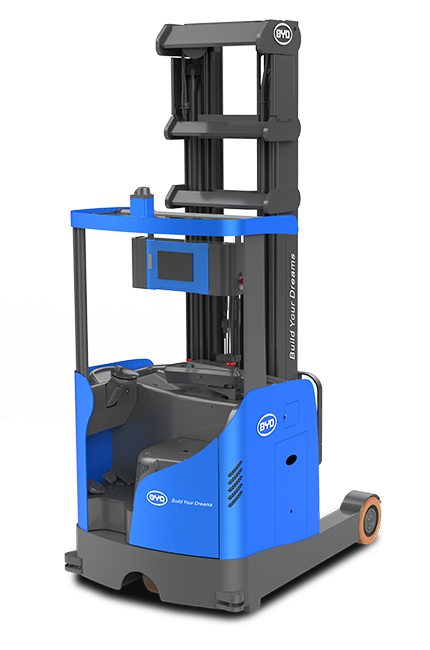 Caminhão de alcance automatizado