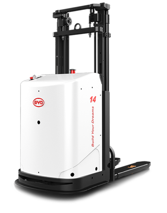 Caminhão de alcance automatizado